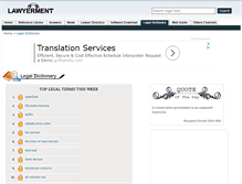 Tablet Screenshot of dictionary.lawyerment.com